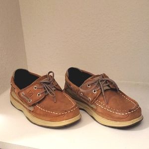 Sperry, size 11 boy, beige
